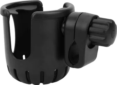 Produktbild von Kinderwagen- und Fahrradtrinkflaschenhalter, groß, schwarz