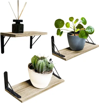 Produktbild von Mein-Regal Wandregal Set 3 Stück Sam Hängeregale Natur
