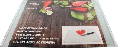 Produktbild von Küchenutensilien Schneidebrett Glas 25x35cm