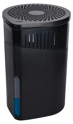 Produktbild von WENKO Raumentfeuchter Drop Schwarz 1Kg Luftentfeuchter Keller Feuchtigkeitkiller