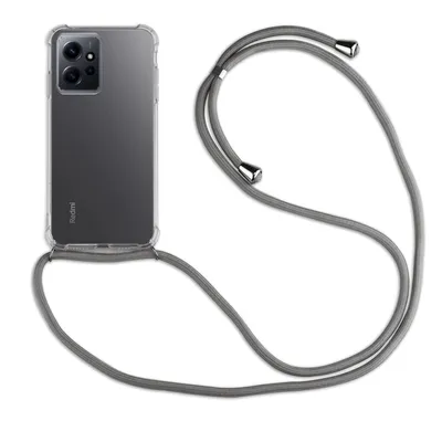 Produktbild von Handykette für Xiaomi Redmi Note 12 5G / Poco X5 5G Handyhülle mit Band Hülle Grau