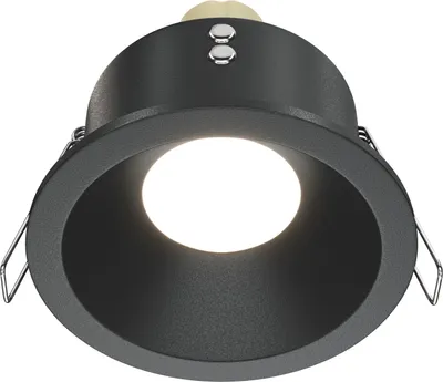 Produktbild von Maytoni Zoom Einbauleuchte DL032-2-01B 1xGU10, Schwarz, aus Aluminum, exkl. Leuchtmittel