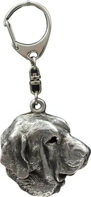 Zdjęcie produktu dla Mastif hiszpański - posrebrzany brelok do kluczy z psem, ozdoba torebki, zawieszka do plecaka marki Art-Dog