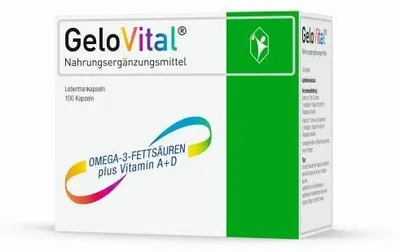 Obrázek produktu pro Gelovital Doplněk stravy Olej z tresčích jater Caps. 100 ks