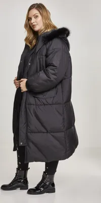 Produktbild von Urban Classics Ladies - Oversized Kunstpelz Mantel - XXL