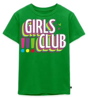 Produktbild von Spreadshirt Die Drei Ausrufezeichen Girls Club Kinder Premium T-Shirt, 98/104 (2 Jahre), Grün