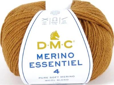 Image de DMC Merino Essentiel-4 – fil Aran haut de gamme composé à 50 % de Laine et à 50 % d'acrylique, 8149, (couleur 876)
