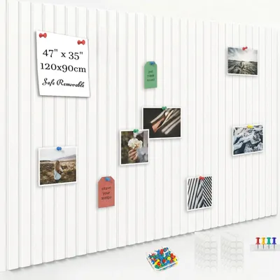 Imagen del producto de Juego de 12 paneles de fieltro para pared, diseñados para la absorción acústica y la decoración