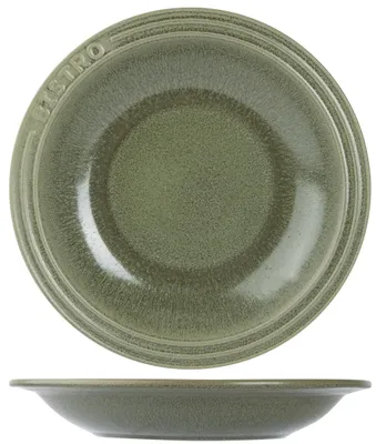 Produktbild von Cosy & Trendy Tiefe Teller / Pastateller Bistro Thyme Green ø 26 cm - 6 Stück