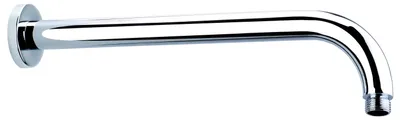 Produktbild von Brausearm rund 35 cm Edelstahl mit Wandrosette