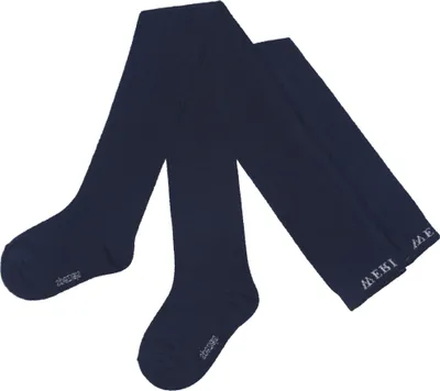 Produktbild von Kinderstrumpfhosen aus Baumwolle Klassisch Marine Größe 122-128