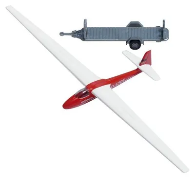 Produktbild von Busch Segelflugzeug, rot H0 1154