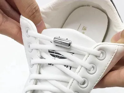 Image de Jumada - Lacets élastiques - Lacets - Chaussures - Nylon - Blanc