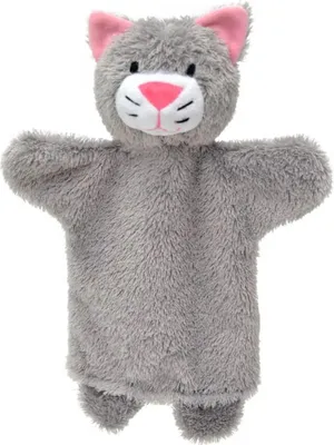 Produktbild von Handpuppe Kätzchen grau, 27cm - Kaspertheater Handpuppen