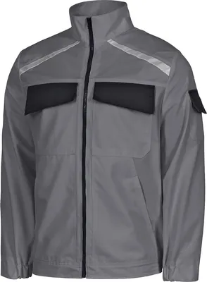 Produktbild von safety & more Arbeitsjacke EXTREME, grau/schwarz