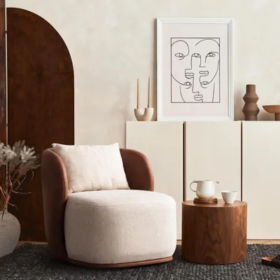 Produktbild von Sessel Modern Holz Design Wohnzimmer Möbel Mehrfarbig farbe Luxus Stil
