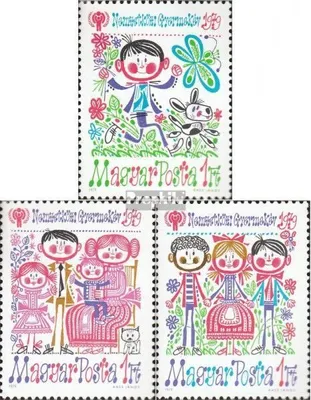 Produktbild von Briefmarken Ungarn 1979 Mi 3335A-3337A (kompl.Ausg.) postfrisch Internationales Jahr des Kindes