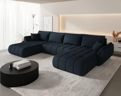 Obrázek produktu pro Rozkládací sedací souprava do U SERENITA 3 - modrá