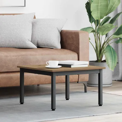 Produktbild von "Schlussverkauf" Couchtisch 1 PC  - Modernen Stil - Kaffeetisch - Kunsthandwerk Eiche 60x60x36 cm Holzwerkstoff  C9654