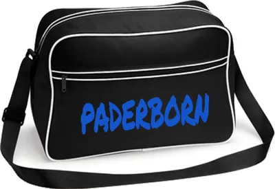 Produktbild von multifanshop Retrotasche - Paderborn - Textmarker, schwarz/weiß, Größe one size