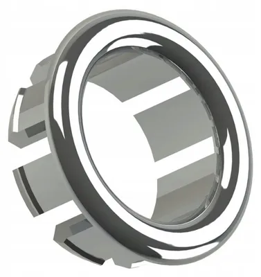 Zdjęcie produktu dla Pierścień Ozdobny Do Otworu Przelewu Umywalki 22 Mm Chromowany Trwały