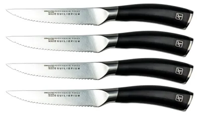 Steakmesserset 4-teilig, 11,5 cm, rostfreier Stahl