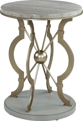 Produktbild von Beistelltisch Grau Couchtisch Moderner Designertisch Beistelltisch Marmor