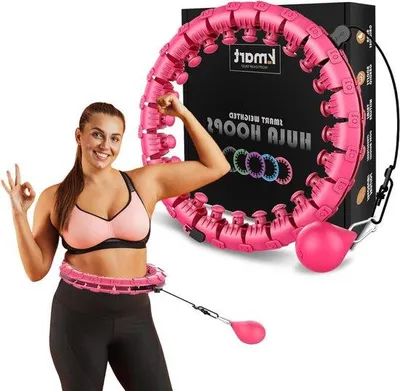 Immagine prodotto di Hula hoop con pesi da 24 cm - Anello fitness - Massaggio - Ginnastica