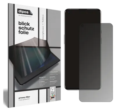 Produktbild von Blickschutzfolie für OnePlus 9 matt Schutzfolie Folie Display Schutz dipos