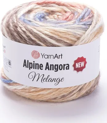 Produktbild von Yarn Art Alpine Angora Melange "New 6411 Strickgarn
