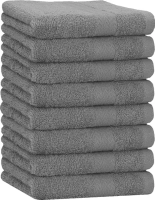 Produktbild von Betz 8 Stück Handtücher 50x100 cm PREMIUM  100% Baumwolle  Farbe: anthrazit