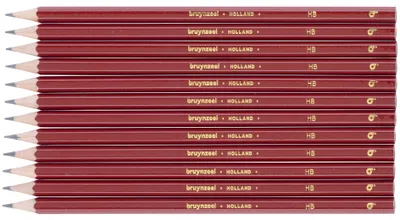 Image de bruynzeel Portemine BASIC hexagonal Dureté : HB rouge