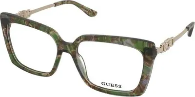 Produktbild von Guess GU50318 Dark green/avana 54/15/140 Damen Brillen
