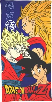 Produktbild von Dragon Ball Z Goku Mikrofaser Strandtuch Badetuch 70x140 cm