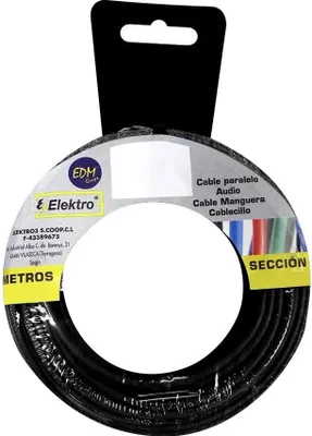 Immagine prodotto di Avvolgicavo flessibile 2,5 mm nero 25 metri senza alogeni