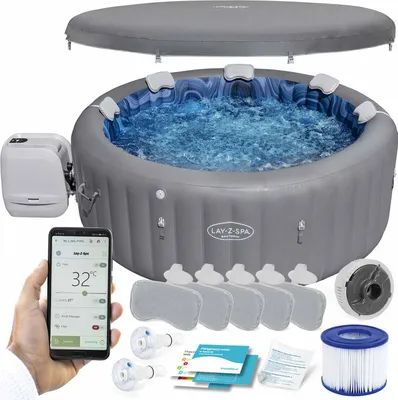 Obrázok produktu pre Dmuchane SPA Lay-Z Santorini Pro 7 osobowe Bestway 6001T