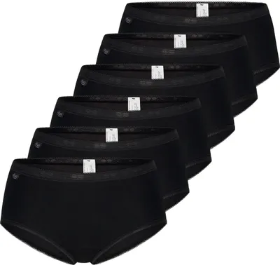 Produktbild von sloggi 6er Pack Basic + Midi Slip Perfekter Sitz, Mit feinen Details, Angenehm auf der Haut