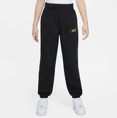 Produktbild von Nike G Nsw Club Flc Loose Pant Shne Black/Metallic Gold Xl