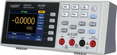 Obrázok produktu pre Owon XDM1041 USB digitálny multimeter 55000 počtov Vysoko presný univerzálny stolný multimeter s 3,5" TFT LCD displejom, zástrčka EÚ