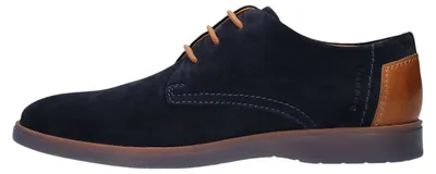 Imagen del producto de Bugatti. Zapatos de hombre. Calzado de negocios. Elegantes zapatos de cordones. Color azul. Para uso casual