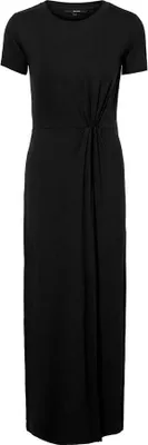 Produktbild von Vero Moda Ava Lulu Ancle Petite Kurzarm Langes Kleid Schwarz S Damen Schwarz S