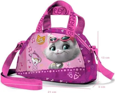 Produktbild von 44 Cats Handtasche für Kinder – Niedliche Schultertasche für den Alltag