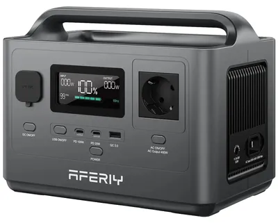 Image de Centrale électrique portable, 400W de puissance, options de charge rapide, Aferiy AF-P040