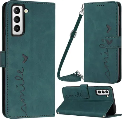 Produktbild von Samsung Galaxy S23 Hülle - Coverup Smile Klapphülle - Grün