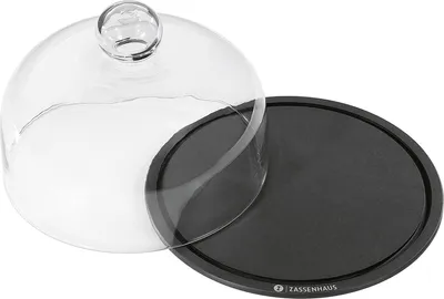 Immagine prodotto di Zassenhaus Käseglocke mit Glasdeckel COMFORT PLUS Ø 23 cm 53685 4006528053685