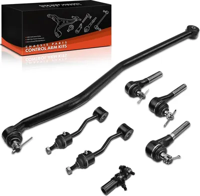 Image de Frankberg 1x Kit de Bras de Suspension (Essieu Avant) pour Jeep Wrangler II TJ 2.4L 2.5L 4.0L 1997-2006