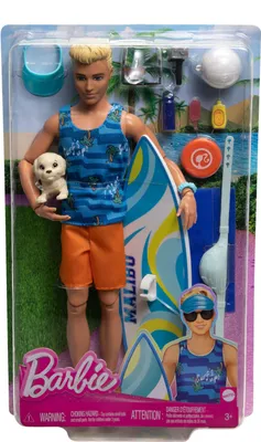 Immagine prodotto di Bambola Barbie Ken surfista e accessori