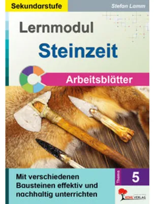 Produktbild von Lernmodul 5: STEINZEIT / Arbeitsblätter