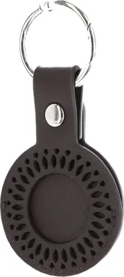 Imagen del producto de Golden Head Cuero llavero Polo Schlüsselanhänger für AirTag 5113 Dunkelbraun marrón oscuro