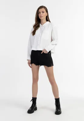 Image de Chemisier pour femme SAPORTA - blanc, taille L